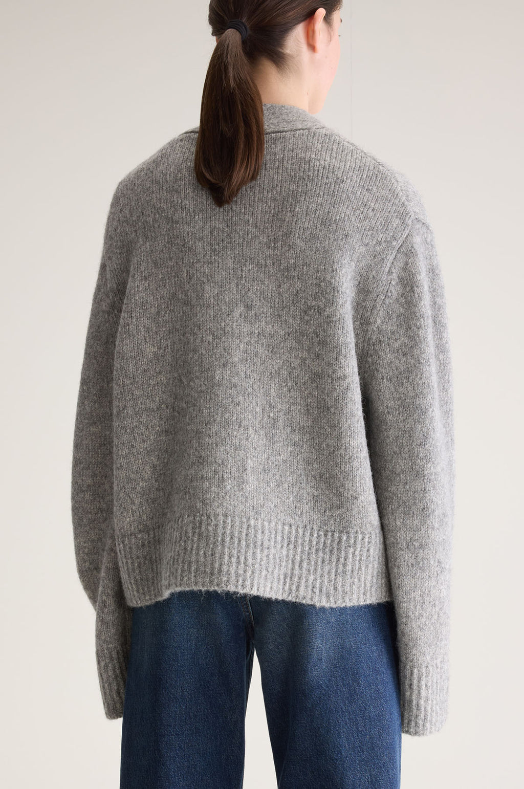 Aosk Cardigan H.Grey