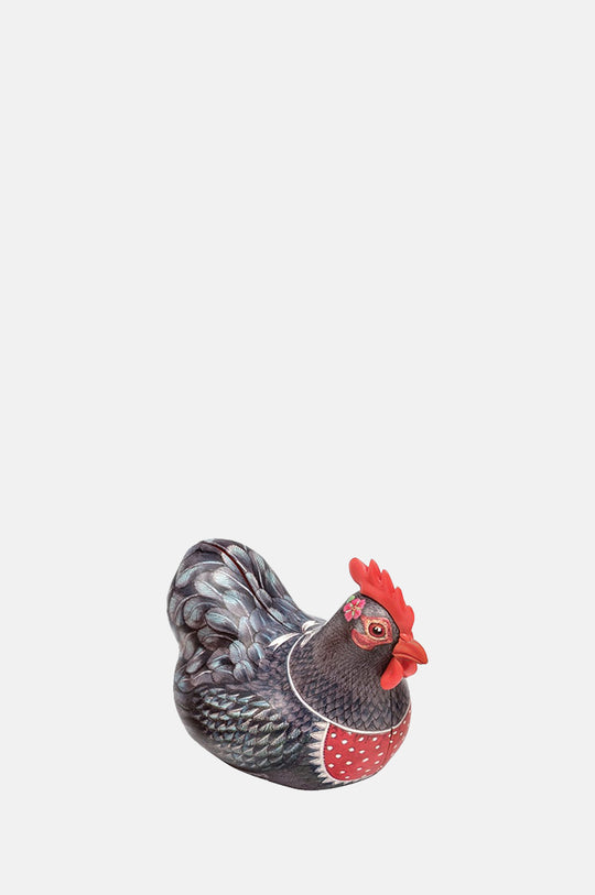 Blue Hen Shaped Tin with Jelly Beans