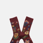 Bonne Maison Flowers and Birds Socks.