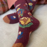 Flowers & Birds Socks