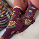 Flowers & Birds Socks