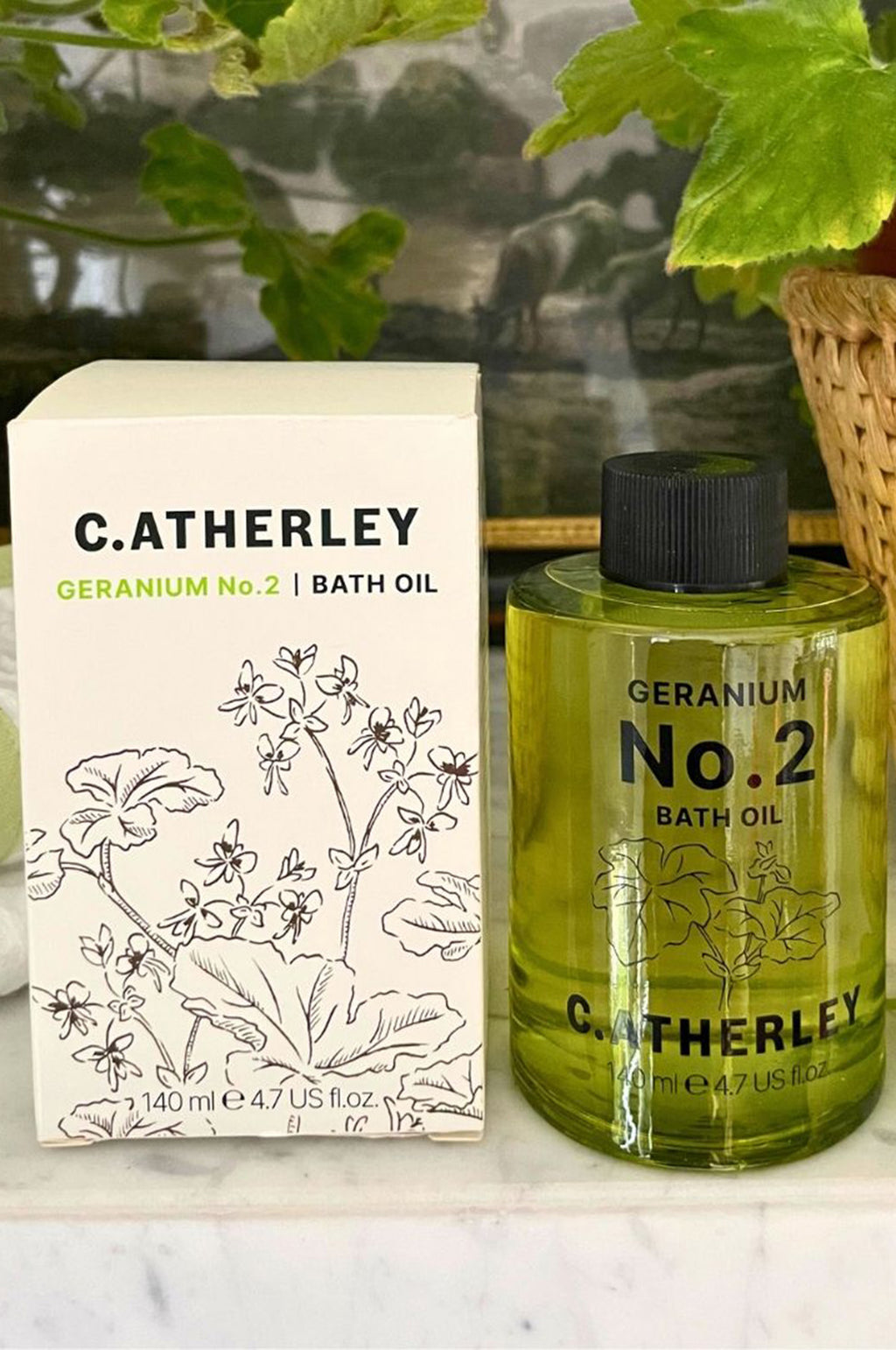 Geranium No.02 Bath Oil 140ml