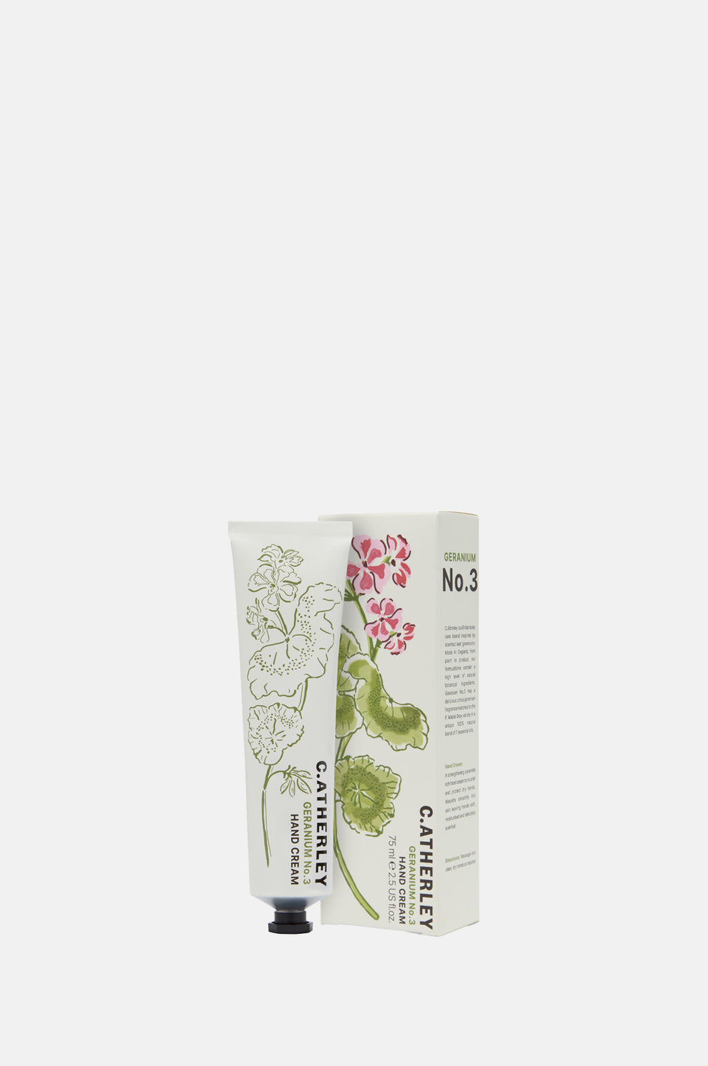 C.Atherley Geranium No.03 Hand Cream 75ml.