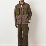 Mountain Fleece Jacket Natural Fleck And Moss