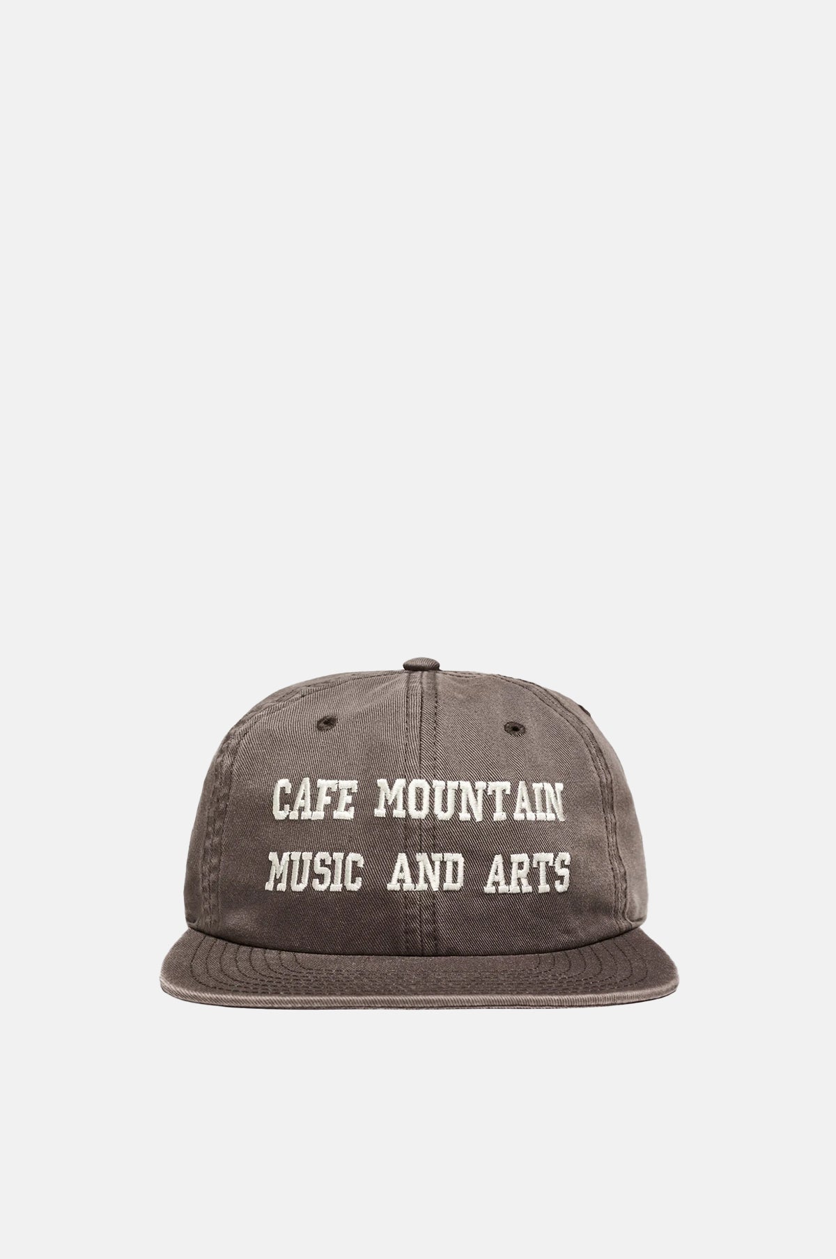 Cafe Mountain Music And Arts Cap Washed Taupe.
