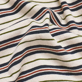 Striped Wide Tee Navy Stripe