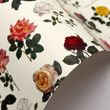 English Garden Roses Wrapping Paper Set of 3 Sheets