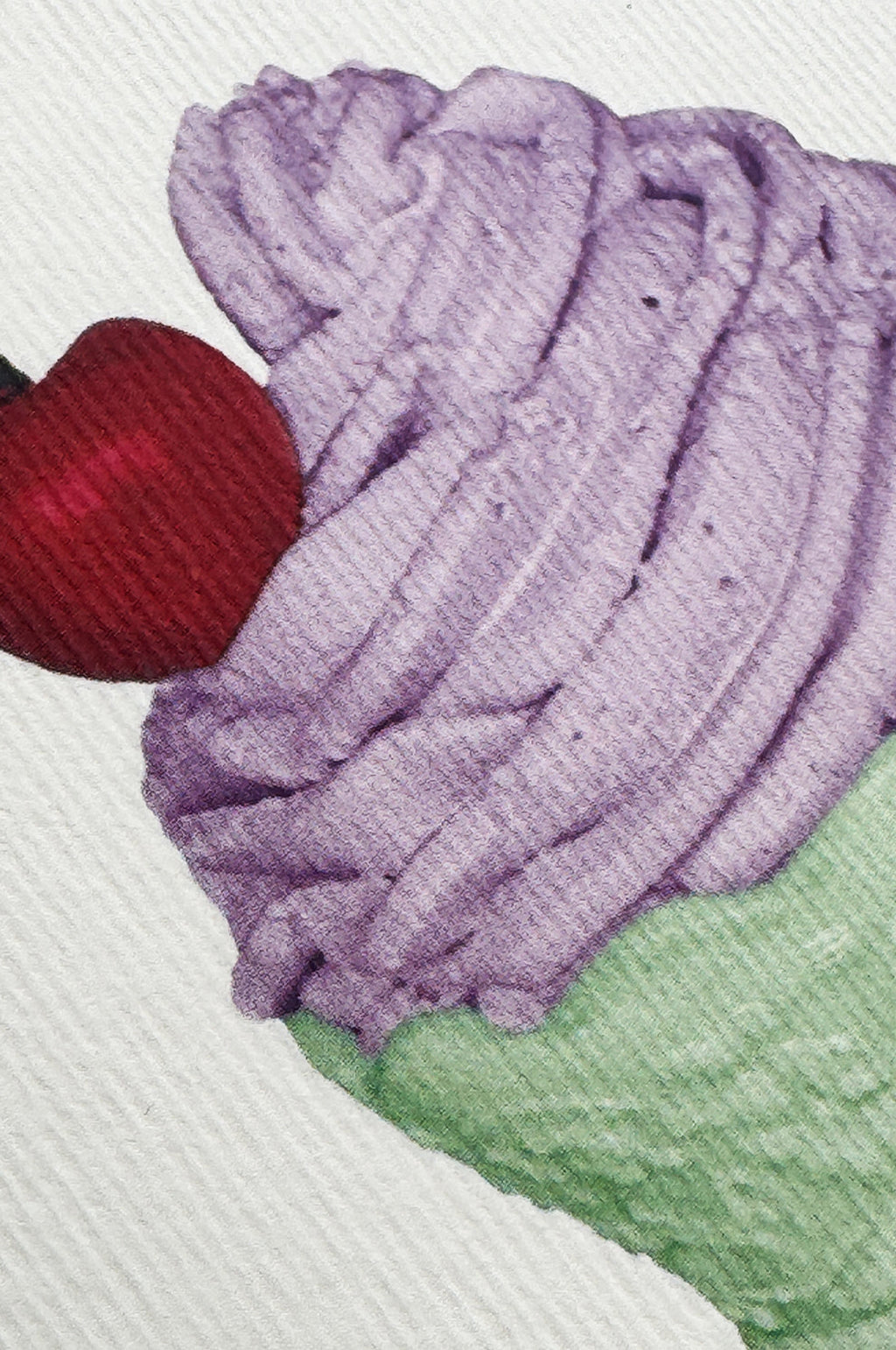 Lavender Chantilly Cream Notecard