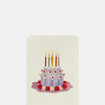 Canonbury Press Lavender Cream Blancmange Notecard.