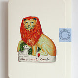 Lion & Lamb Notecard