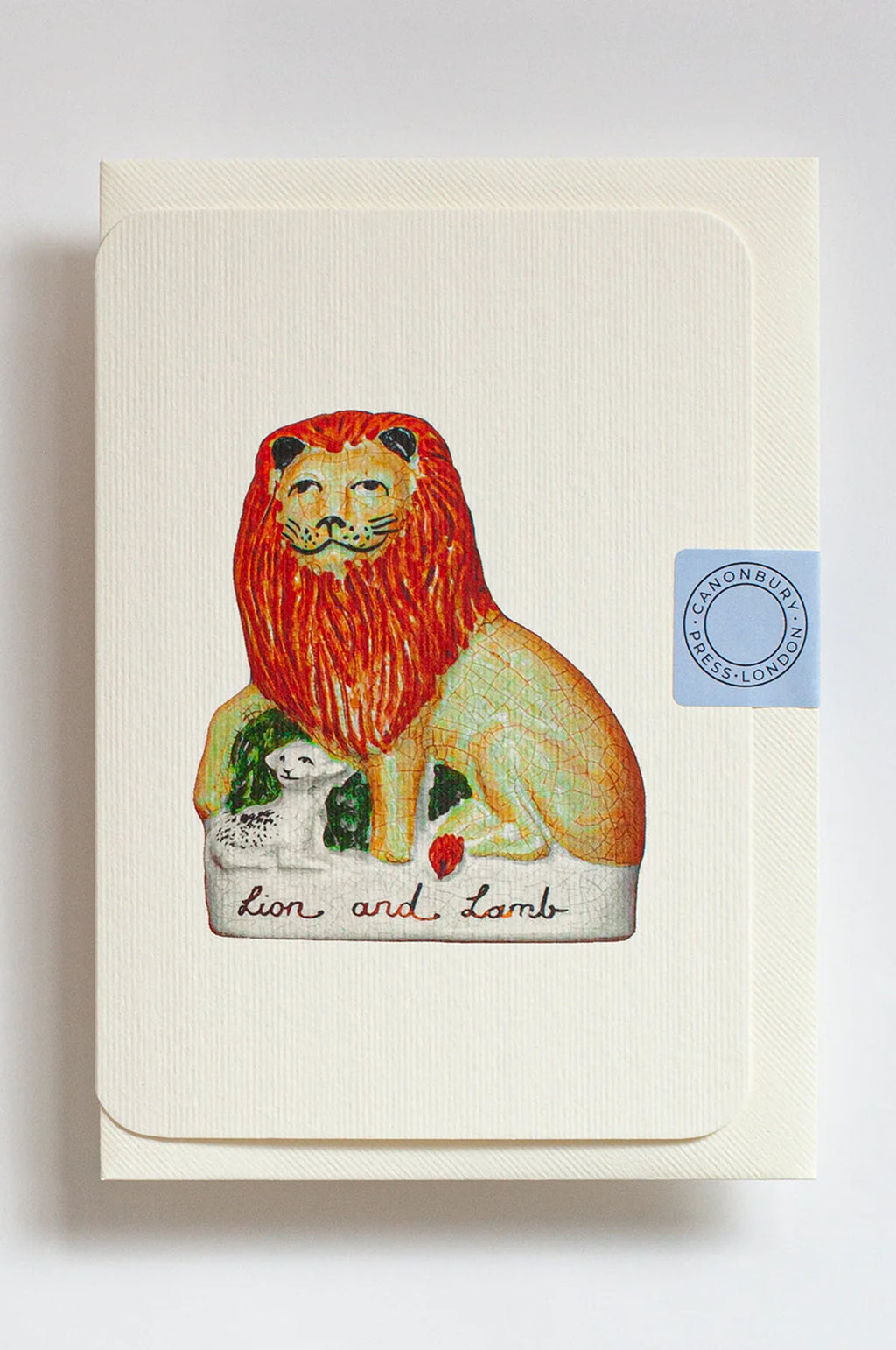 Lion & Lamb Notecard