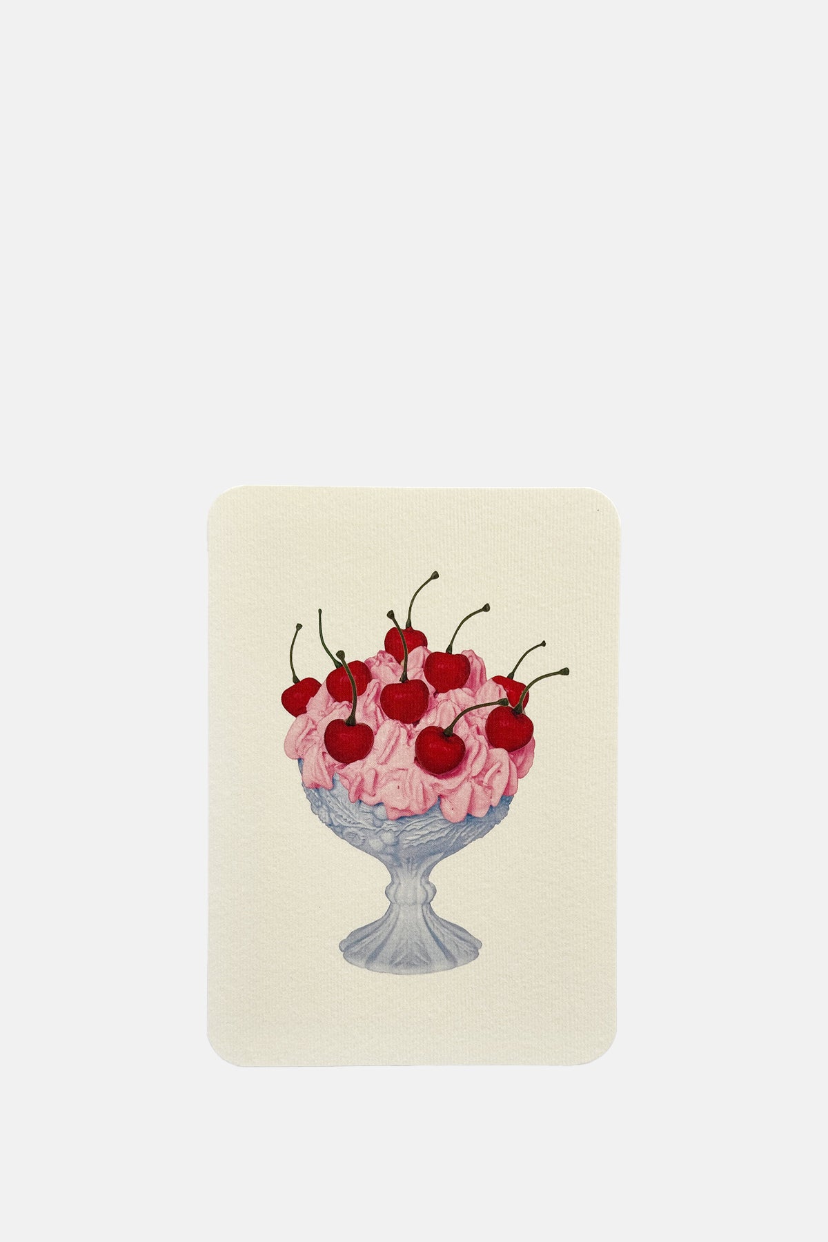 Canonbury Press Strawberry Chantilly Cream Notecard.