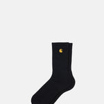 Carhartt WIP Chase Socks Black.