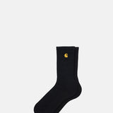 Carhartt WIP Chase Socks Black.