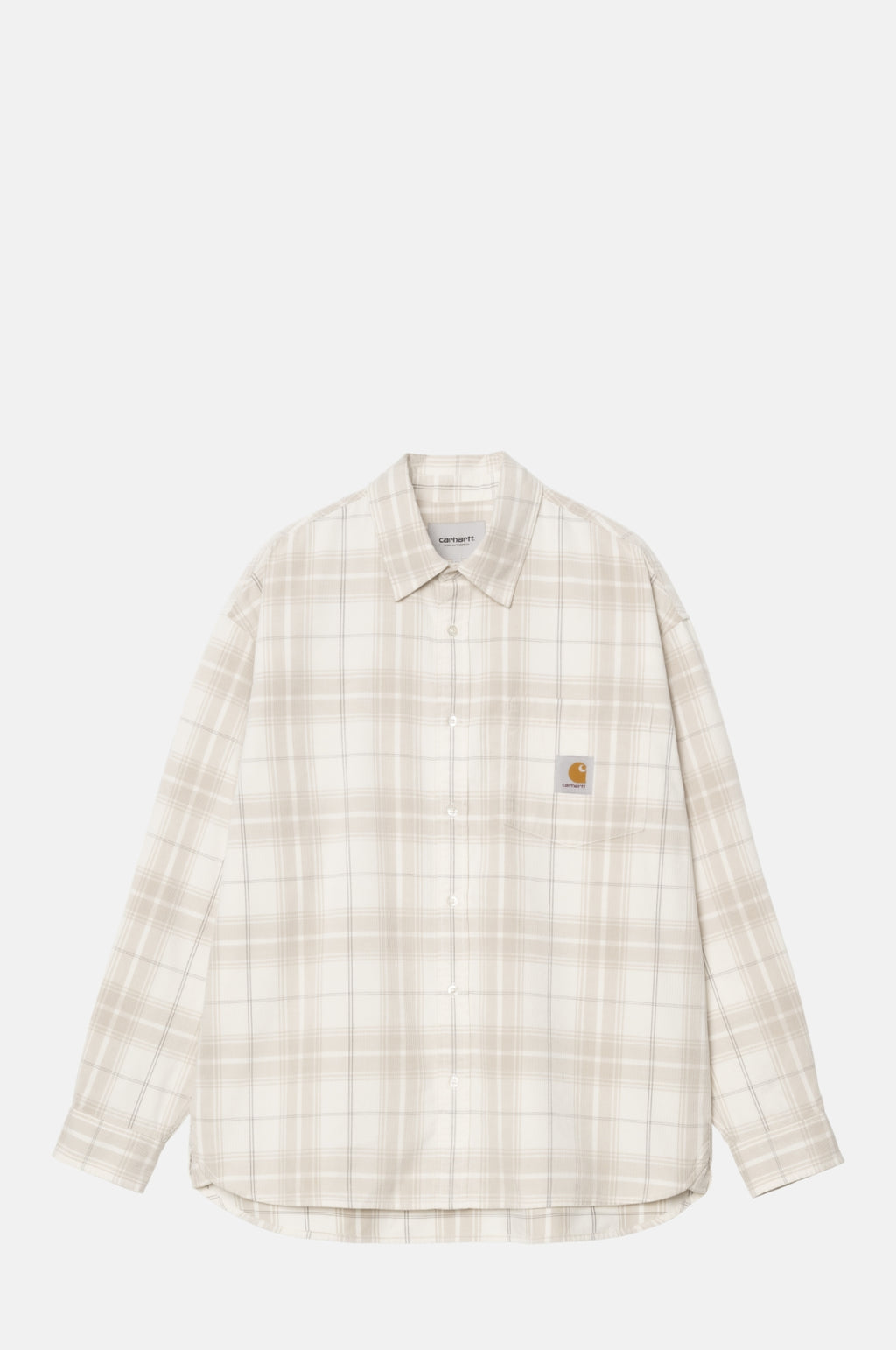 Carhartt WIP L/S Wilber Shirt Natural.
