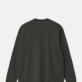 L/S American Script T-Shirt Raven