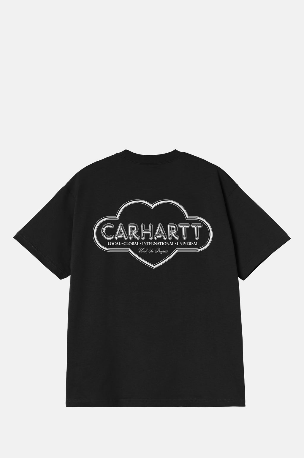 S/S Cloud Heart T-Shirt Black