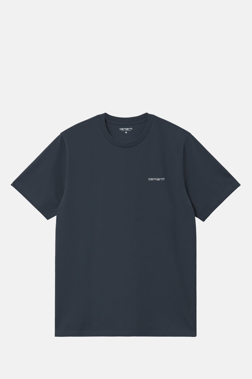 Carhartt WIP S/S Script Embroidery T-Shirt Deep Night/White.