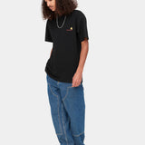 S/S American Script T-Shirt Black