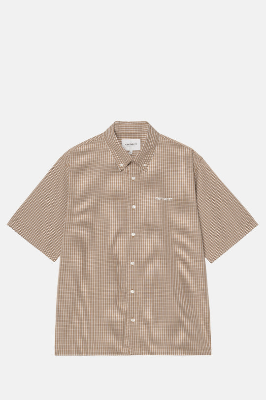 S/S Groff Shirt Hamilton Brown