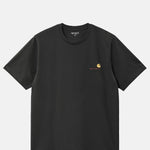 Carhartt WIP S/S American Script T-Shirt Raven.