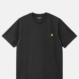 Carhartt WIP S/S American Script T-Shirt Raven.