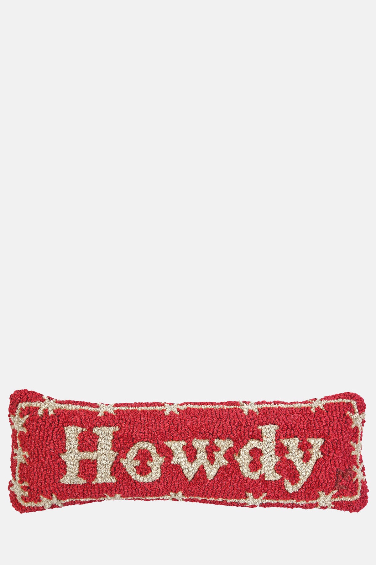 Chandler 4 Corners Howdy Hand Hooked Wool Cushion.