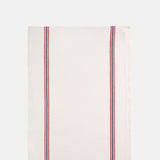 Charvet Drapeau Linen Tea Towel White.