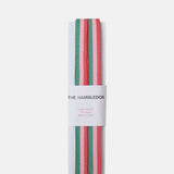 Christmas Green Tricolour Cotton Ribbon 15mmx10m.