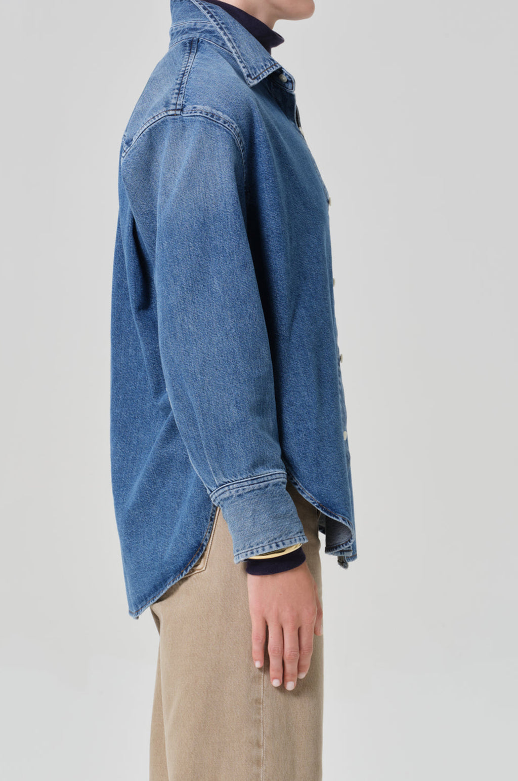 Carter Shirt Chaya Mid/Light Indigo