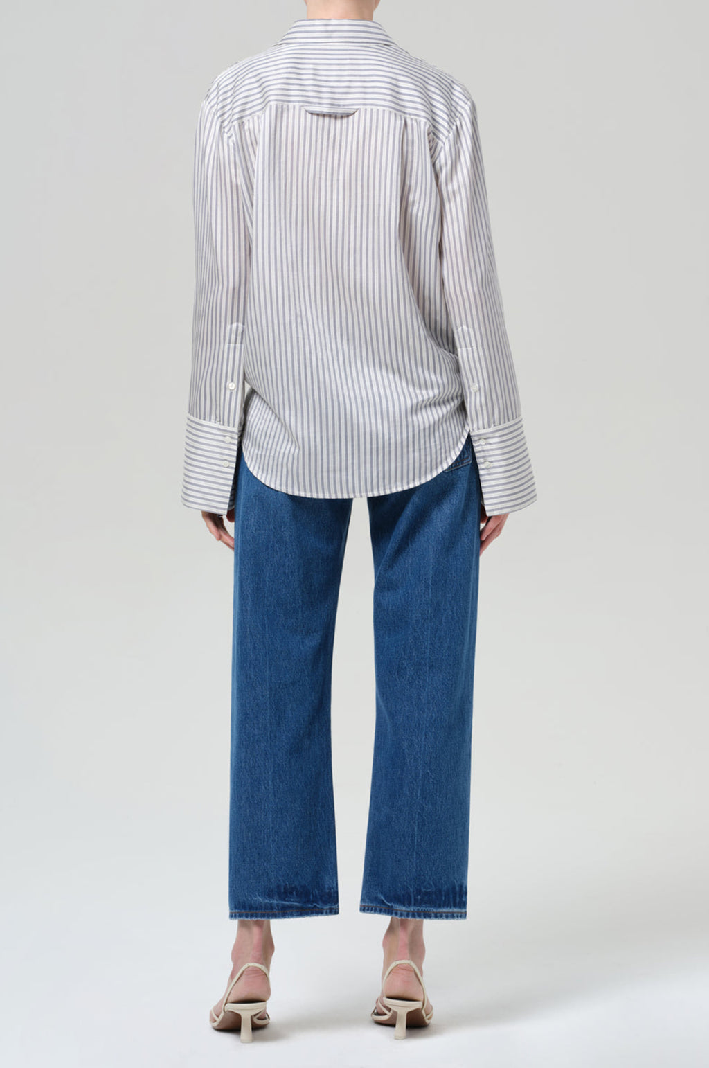 Faye Vintage Straight Azure Blue