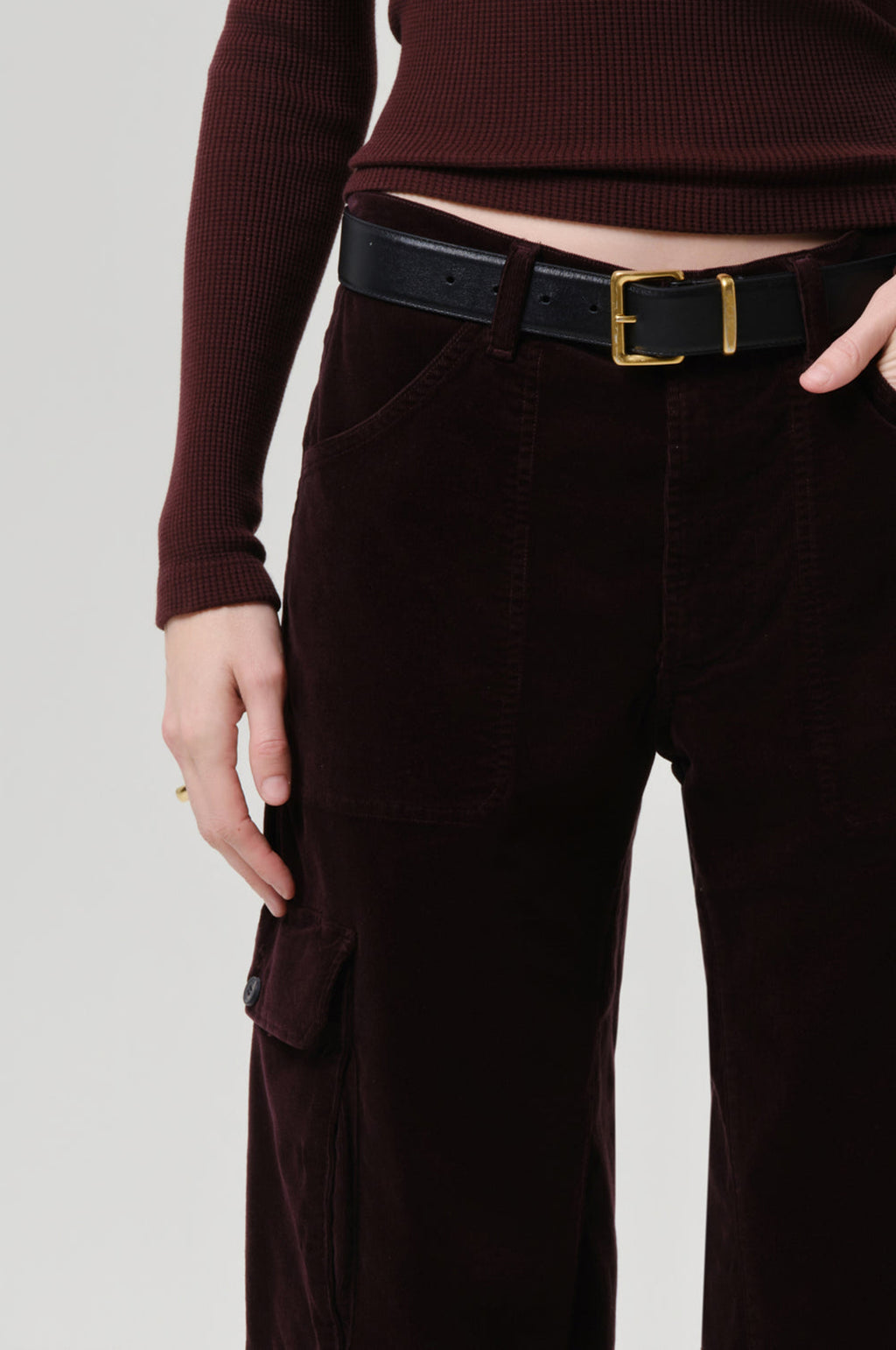 Thassos Twisted Seam Utility Pant Corduroy Barrister