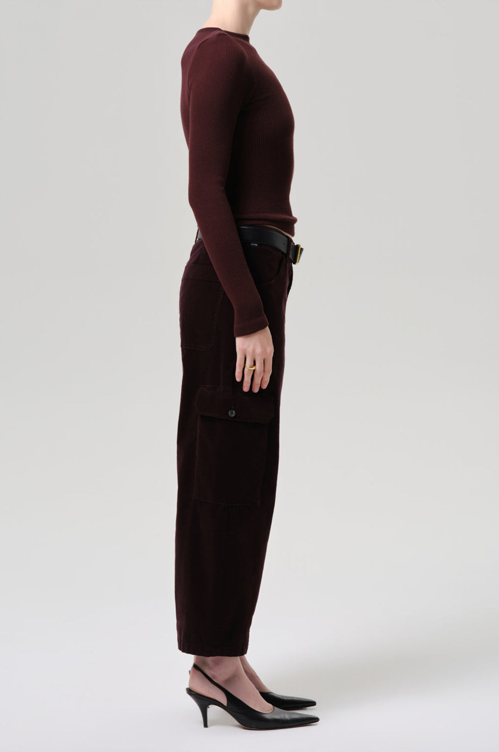 Thassos Twisted Seam Utility Pant Corduroy Barrister