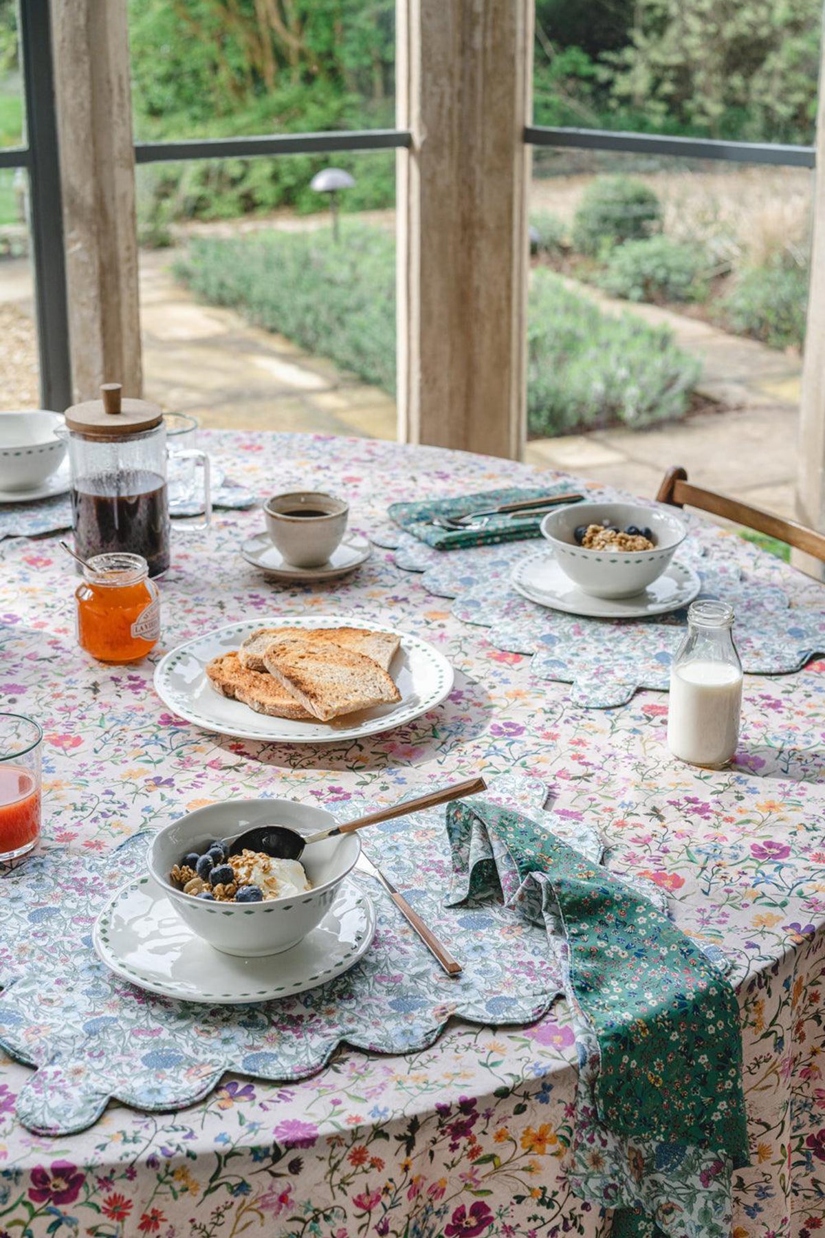 Linen Garden Tablecloth 150x250cm