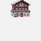 Cody Foster Ski Chalet Ornament.