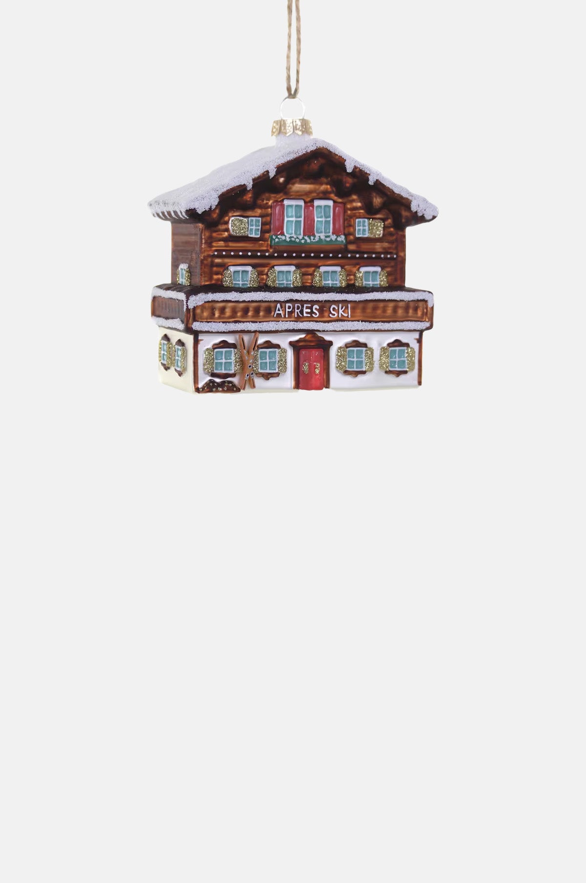 Cody Foster Ski Chalet Ornament.