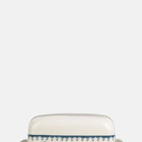 Comptoir de Famille Faustine Butter Dish Old Blue.