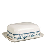 Faustine Butter Dish Old Blue