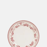Comptoir de Famille Faustine Dessert Plate Burgundy.