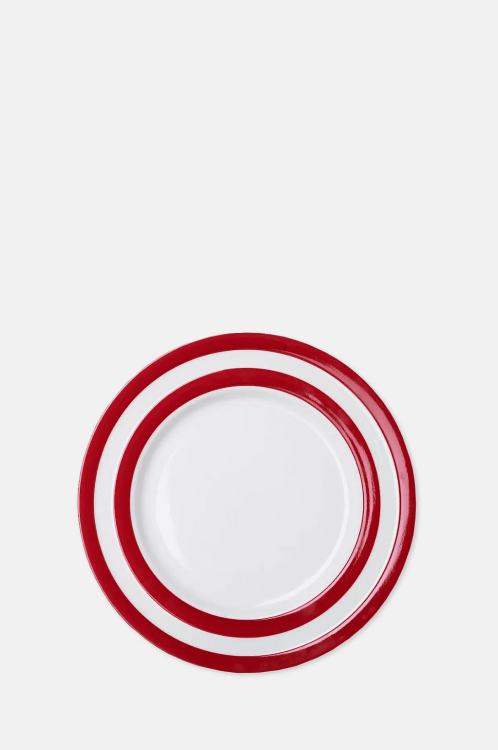Cornishware Main Plate Cornish Red.