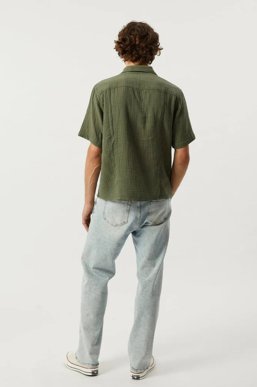 Double Cloth SS Shirt Army
