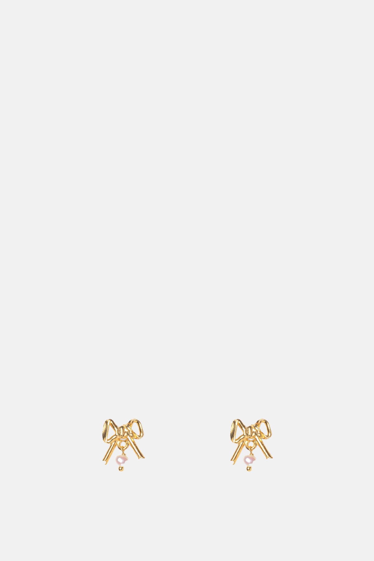 Cristina Junquero Antonita Pearl Earrings Gold.