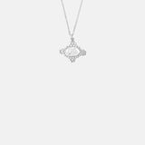 Cristina Junquero Maria Antonia 50cm Necklace Silver.