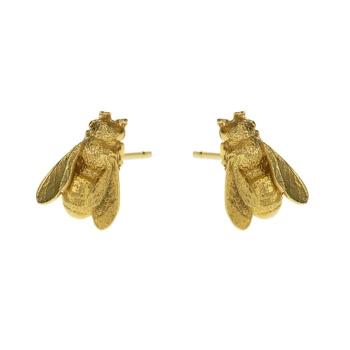 A.M. Honeybee Stud Earrings Gold