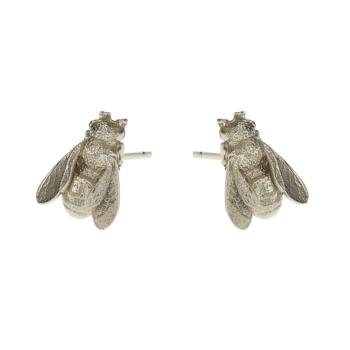 A.M. Honeybee Stud Earrings Silver