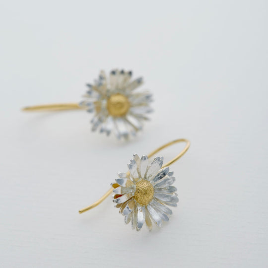 A.M. Big Daisy Hook Earrings