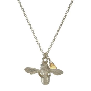 A.M. Honeybee & Citrine Necklace Silver