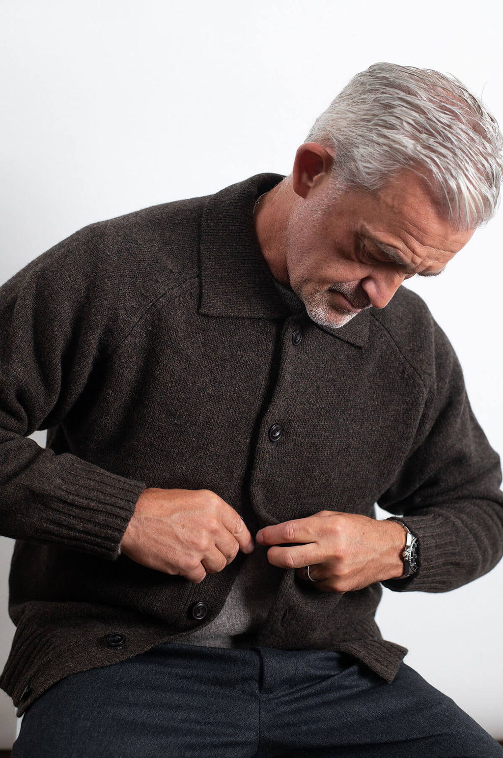 Adams Cardigan Cocoa