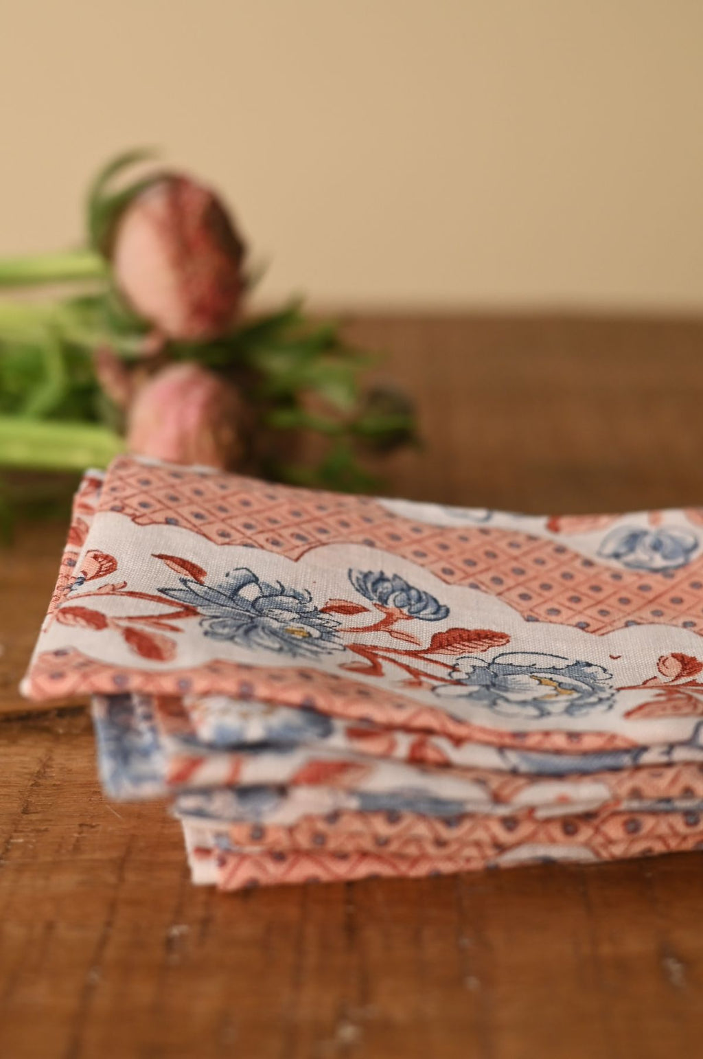 Pink Blooming Trellis Napkin Set of 2