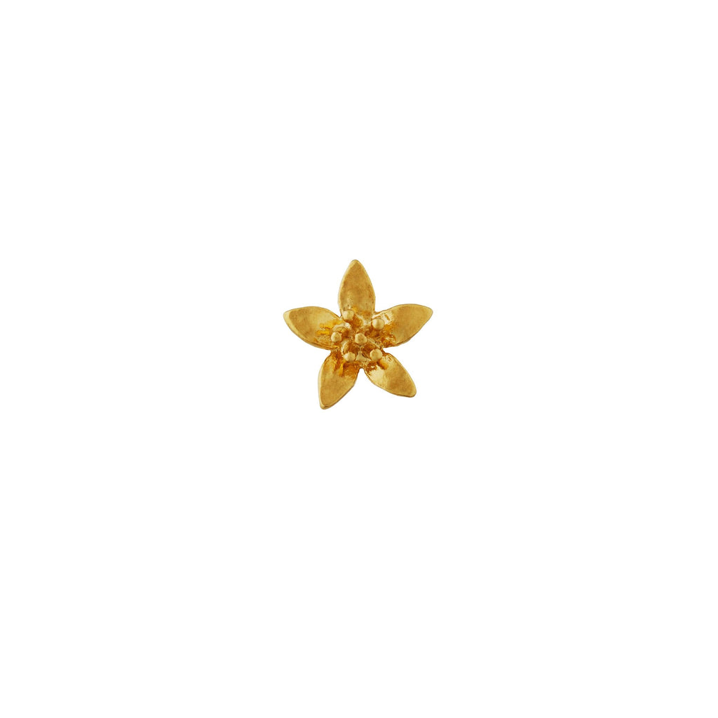 A.M. Lemon Blossom Single Stud Earring Gold